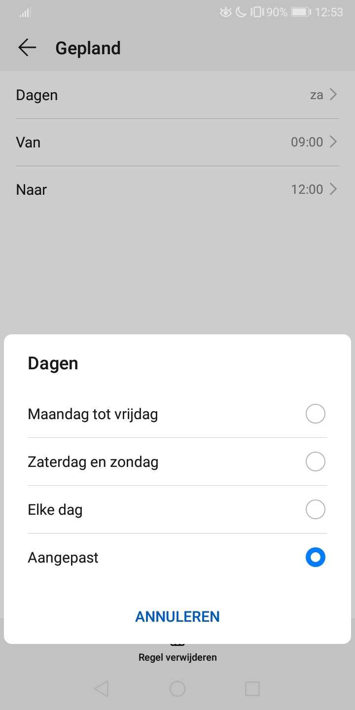 afbeelding van de mogelijkheden onder dag