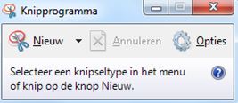 afbeelding van het knipprogramma in Windows 7