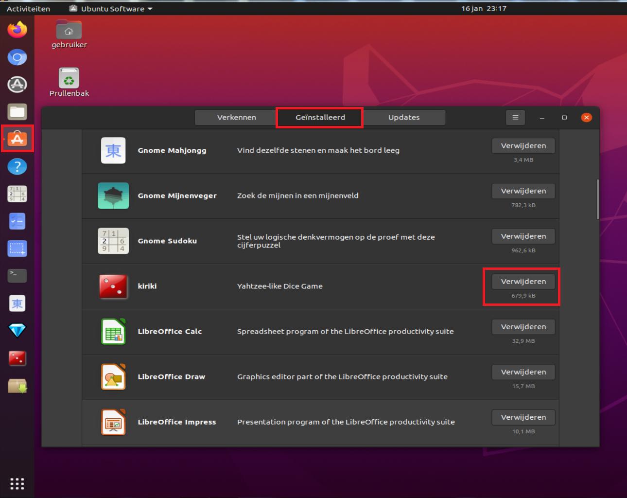 afbeelding van Ubuntu software