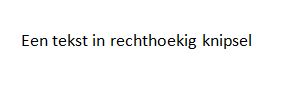 een rechthoekige knipafbeelding
