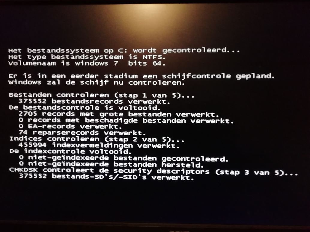 afbeelding van het proces schijfcontrole