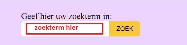afbeelding van het zoekvlak